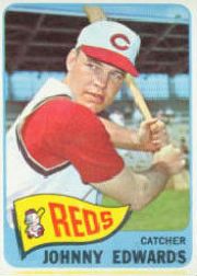 1965 Topps Baseball Cards      418     Johnny Edwards